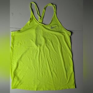 Nike Women's Neon Yellow Tank Top